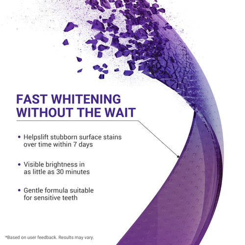 Teeth Whitening Strips (7 Treatments/14 Strips) - Peroxide-Free Whitening Kit with Hydroxyapatite, Enamel Safe + Cheek Retractor, Easy 3-Step At-Home Teeth Whitening for Deep Stain Removal