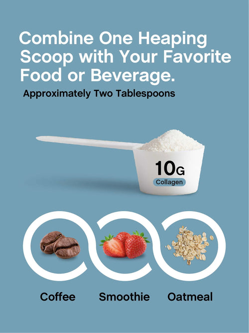 Collagen Bio-Peptides Powder | 10Oz | Grassfed Protein Supplement | by